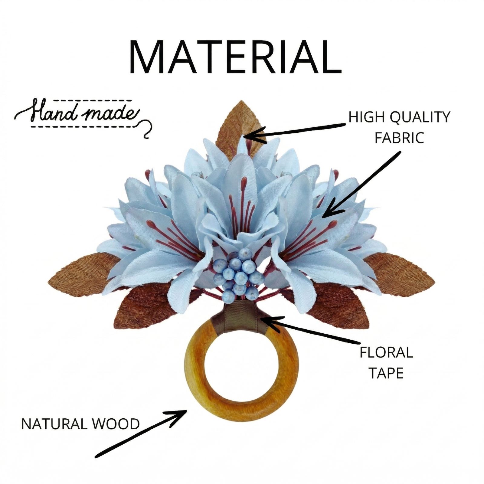 Lilies_Flower_Napkin_Ring_IceBlue_3