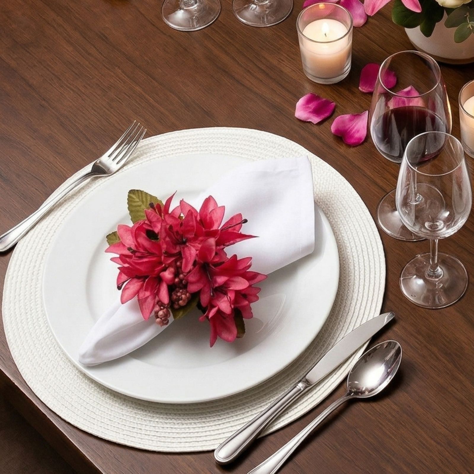 Lilies_Flower_Napkin_Ring_Pink_6