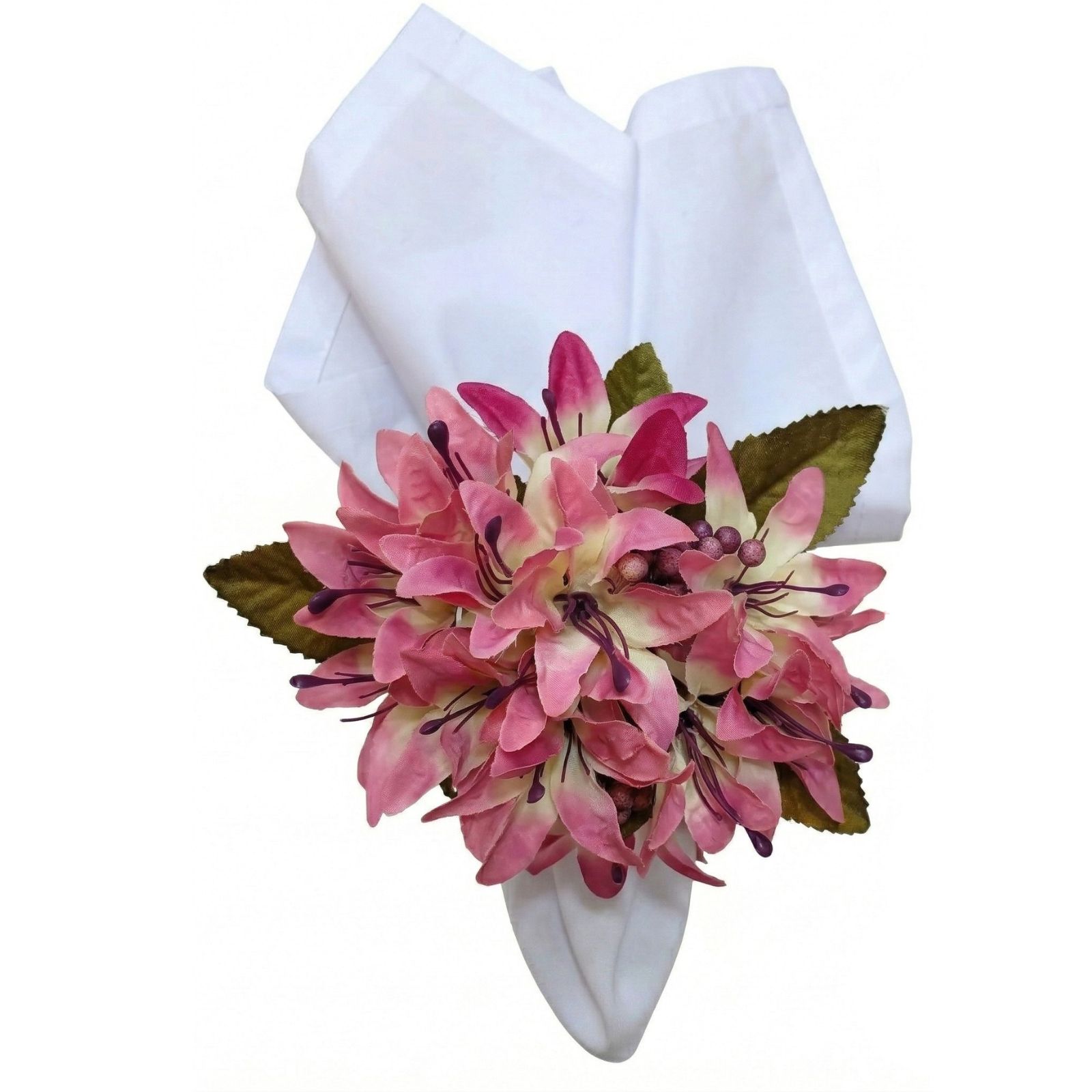 Lilies_Flower_Napkin_Ring_Rose_2