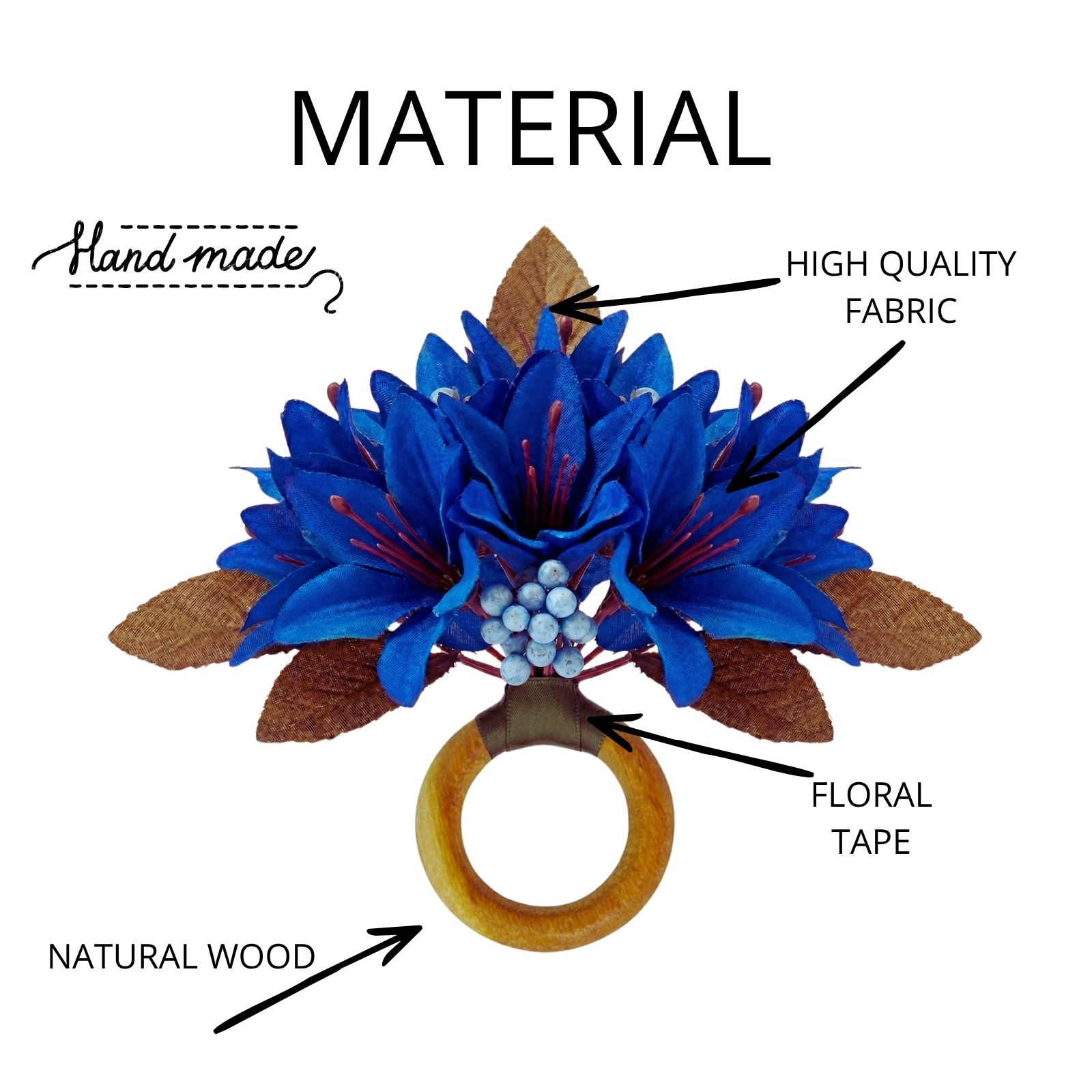Lilies_Flower_Napkin_Ring_Royal_3